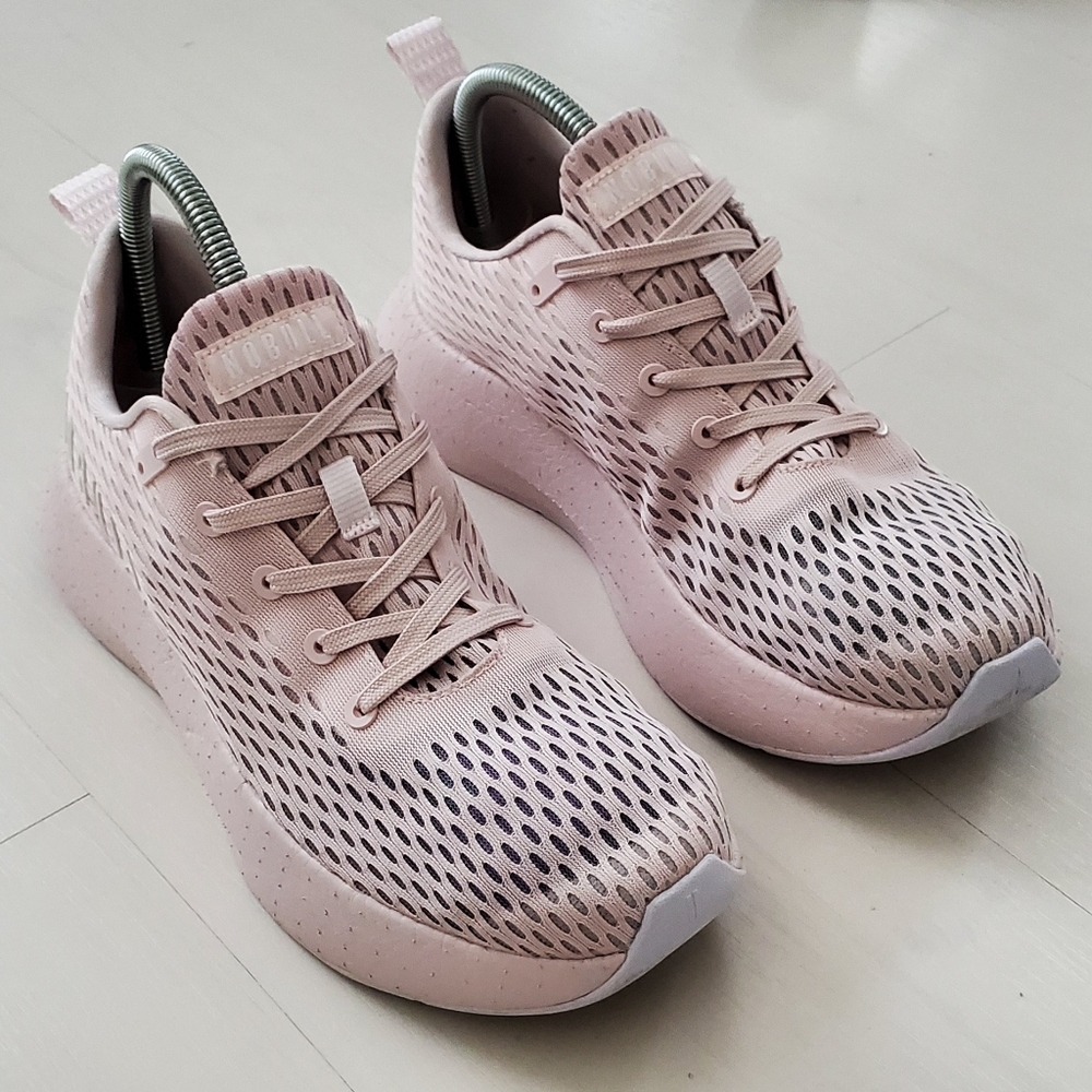 Nobull Shoes Mens Runner + Plus Pastel Blush White Size M 10 / W 11.5 Running